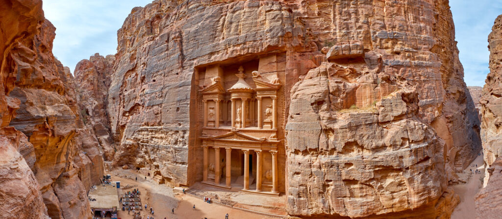 Al Khazneh en la antigua ciudad de Petra, Jordania